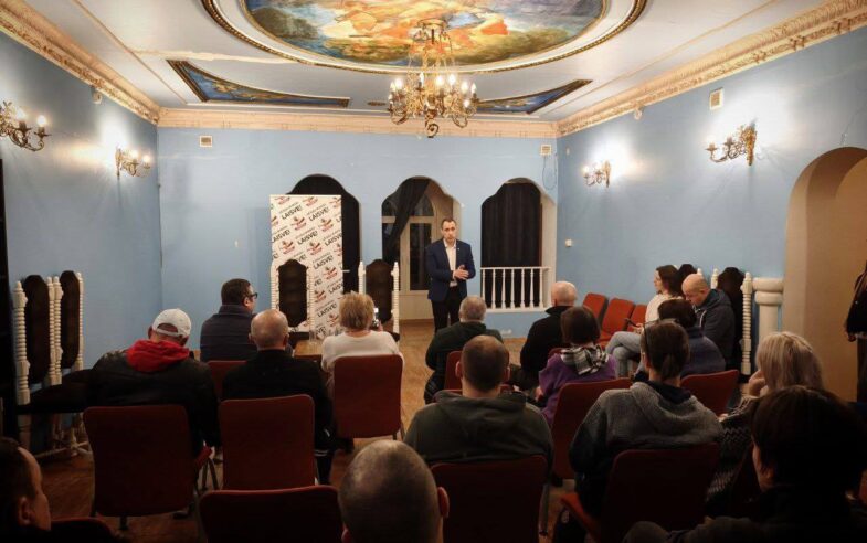 Сустрэча з Паўлам Севярынцам у Вільні: размова пра Беларусь, надзею і перамогу