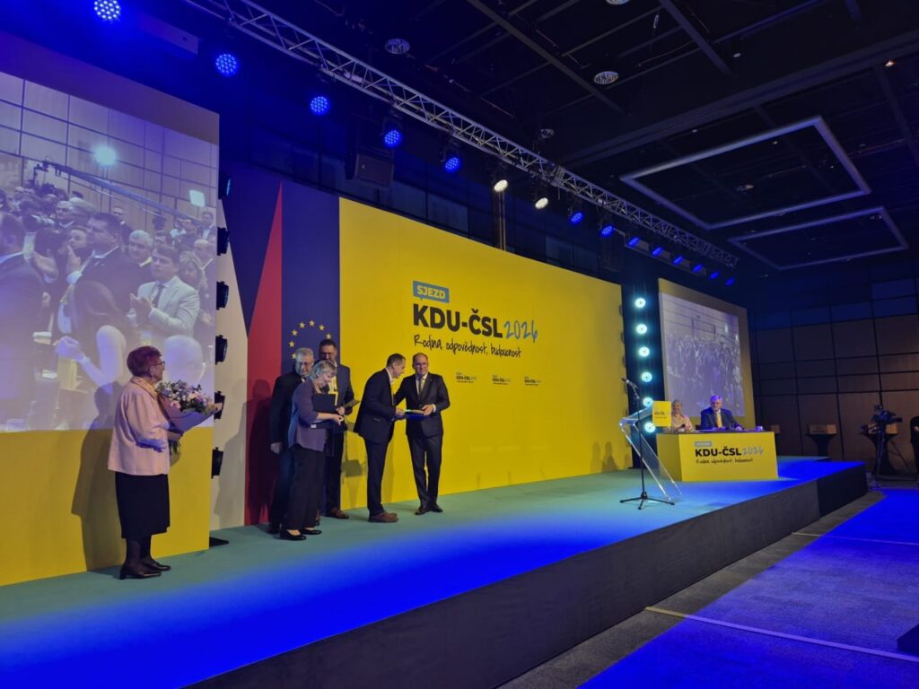 Павел Севярынец узяў удзел у з’ездзе чэшскіх хрысціянскіх дэмакратаў KDU-ČSL у Остраве