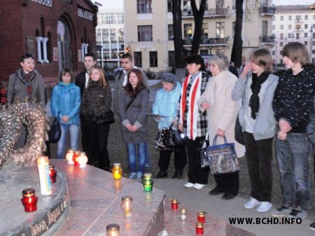 Малітва ля Чырвонага касьцёла і жаночае малітоўнае шэсьце салідарнасьці з палітвязнямі ў Менску (Фота)