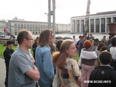 Прадстаўнікі БХД узялі ўдзел у акцыі пратэсту ў Менску (фота, відэа)