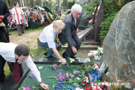 Лідэры і сябры БХД ўзялі ўдзел ва ўшанаванні памяці змагароў за незалежнасць Беларусі (Фота)