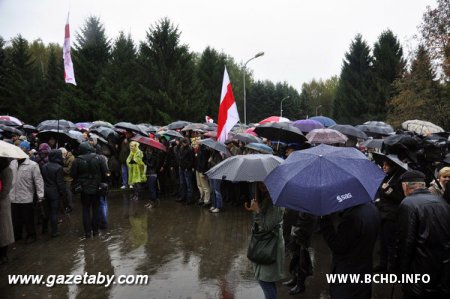 Рымашэўскі: акцыі пратэсту дапамагаюць людзям пераадолець страх (фота)