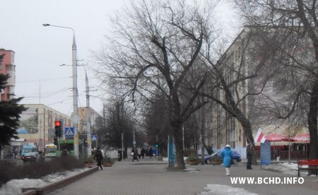 У Бабруйску вывесілі бел-чырвона-белы сцяг (дадалося фота)