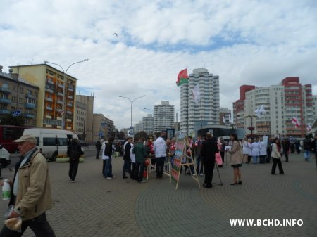 Актывісты БХД загітавалі БРСМацаў да байкоту "выбараў" (фота)