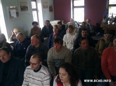 У Віцебску прайшоў устаноўчы сход ГА "Хрысціянскія дэмакраты Віцебшчыны" (фота)