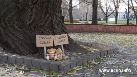 У Пінску цацкі мітынгавалі за свабоду слова (фота)