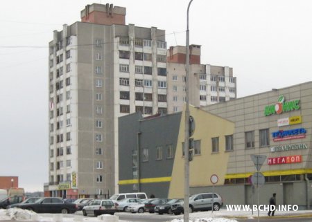 "Хваля Салідарнасці" ў Наваполацку: нацыянальны сцяг на мясцовым "хмарачосе" (дадаліся новыя фота)