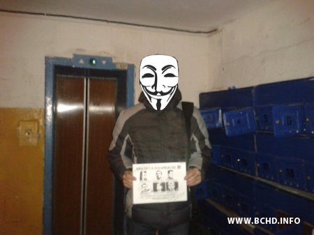 "Хваля Салідарнасці" ў Наваполацку: нацыянальны сцяг на мясцовым "хмарачосе" (дадаліся новыя фота)