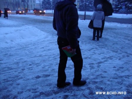 У Магілёве міліцыя спрабавала сарваць акцыю “Маладых Хрысціянскіх Дэмакратаў” (фота)