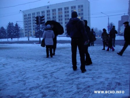 У Магілёве міліцыя спрабавала сарваць акцыю “Маладых Хрысціянскіх Дэмакратаў” (фота)