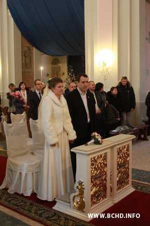Павал Севярынец і Вольга Шылак пабраліся шлюбам (фота)