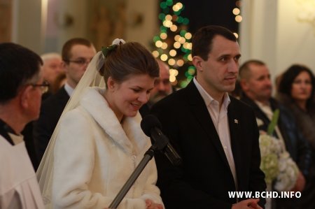 Павал Севярынец і Вольга Шылак пабраліся шлюбам (фота)