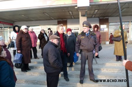 Міліцыянт на пікеце БХД: скручу і завязу ў лес (дадалося фота)