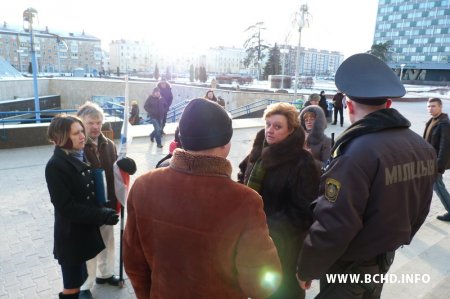 Міліцыянт на пікеце БХД: скручу і завязу ў лес (дадалося фота)