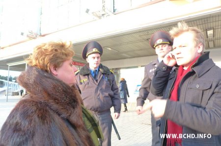 Міліцыянт на пікеце БХД: скручу і завязу ў лес (дадалося фота)