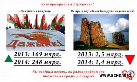 Новыя ўлёткі МХД: "Якія прыярытэты ў дзяржавы?" (фота)