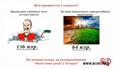 Новыя ўлёткі МХД: "Якія прыярытэты ў дзяржавы?" (фота)