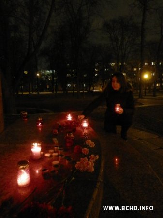 Кіраўніцтва МХД усталявала знічы да помніка Тарасу Шаўчэнку (фота)