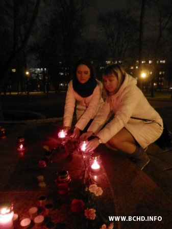 Кіраўніцтва МХД усталявала знічы да помніка Тарасу Шаўчэнку (фота)