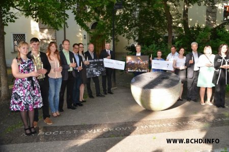 У Браціславе прайшла акцыя салідарнасці з беларускімі палітвязнямі (фота)