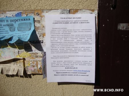 Акцыя ў Бабруйску: гараджанаў заклікалі падтрымаць антыалкагольную кампанію (фота)