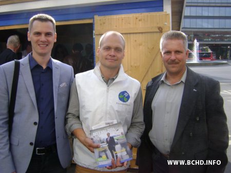Хрысціянскія Дэмакраты наведваюць Швецыю (фота)