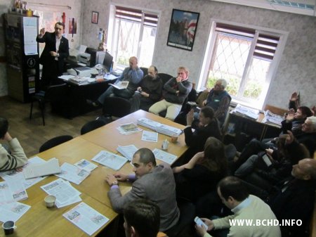 Абранае новае кіраўніцтва гомельскай БХД (фота)