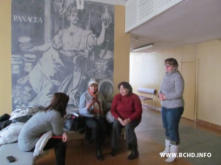 Каардынатары БХД наведалі Ірыну Моцную ў Клімавічах (фота)