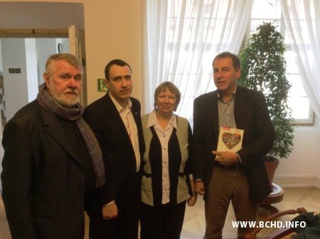 Павел Севярынец сустрэўся з вядучымі чэскімі палітыкамі і рэлігійнымі дзеячамі