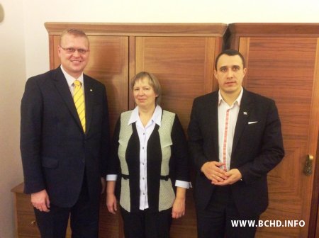 Павел Севярынец сустрэўся з вядучымі чэскімі палітыкамі і рэлігійнымі дзеячамі