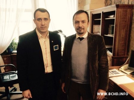 Павел Севярынец сустрэўся з вядучымі чэскімі палітыкамі і рэлігійнымі дзеячамі