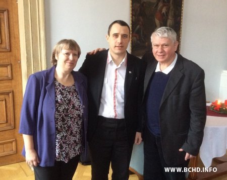 Павел Севярынец сустрэўся з вядучымі чэскімі палітыкамі і рэлігійнымі дзеячамі
