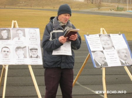 У Капылі прайшоў пікет супраць парушэнняў Канстытуцыі (фота)