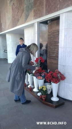 БХД ушанавала памяць ахвяраў тэракту ў менскім метро (фота)