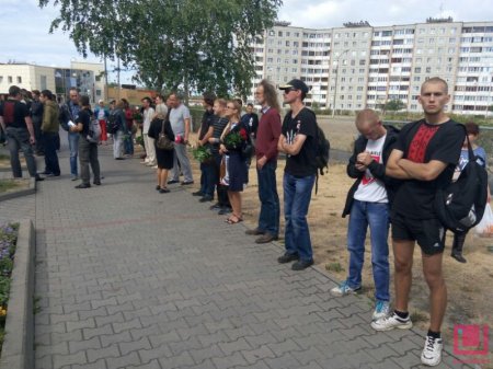У Брэсце развіталіся з Алесем Чаркашыным
