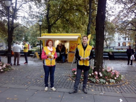 Прадстаўнікі БХД назіраюць за выбарамі ў Нарвегіі (фота)