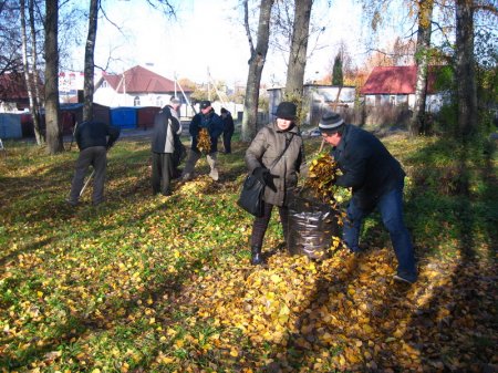 Дзяды в Витебске: активисты БХД навели порядок на заброшенном кладбище (фото)