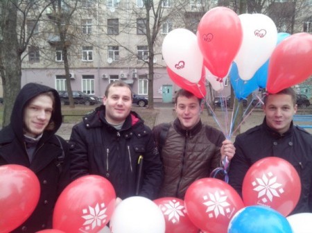 МХД Магілёва правялі акцыю супраць вайны, гвалту і тэрарызму (фота)