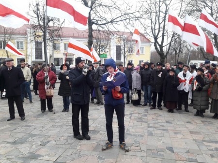 Сябры БХД адзначылі 95-я ўгодкі Слуцкага збройнага чыну (фота)