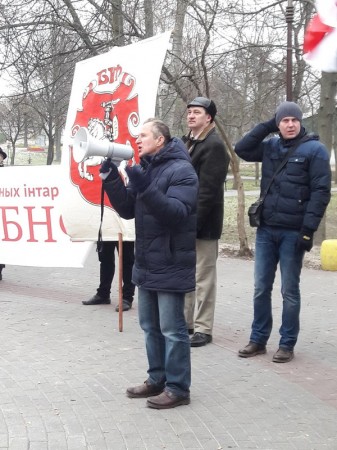 Сябры БХД адзначылі 95-я ўгодкі Слуцкага збройнага чыну (фота)