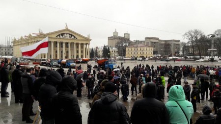 Павел Северинец выступил на акции предпринимателей (фото)