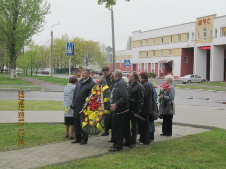 У Гомелі ўшанавалі ліквідатараў аварыі на ЧАЭС (фота)