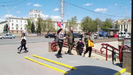 Менскія сябры БХД правялі акцыю да Дня друку (фота)