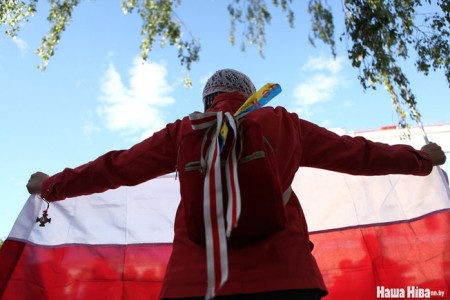 Каля турмы прайшла акцыя салідарнасці з Джонам Сільверам ФОТА, ВІДЭА