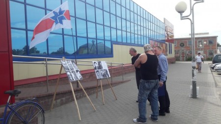 Пікеты БХД у Ракаве і Івянцы прайшлі з партрэтамі зніклых і загіблых палітыкаў і журналістаў (фота)