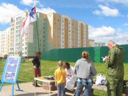 На пикете БХД в Витебске можно было измерить давление (фото)