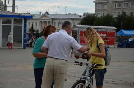 У Магілёве прайшоў пікет Правацэнтрысцкай кааліцыі (фота)