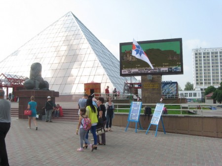 У Віцебску на пікет БХД выклікалі міліцыю і патрабавалі зняць сцяг (фота)