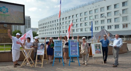 У Віцебску 27 ліпеня адсвяткавалі Правацэнтрысцкім пікетам (фота)