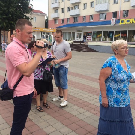 У Маладзечне невядомы напаў на пікет прамоўцы БХД (фота, відэа)